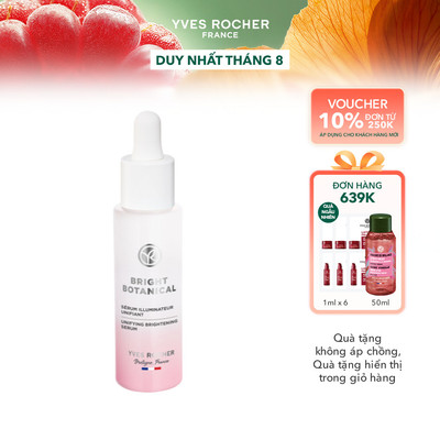 Tinh Chất Làm Sáng Da Yves Rocher - Bright Botanical Unifying Brightening Serum Pump Bottle 30ml