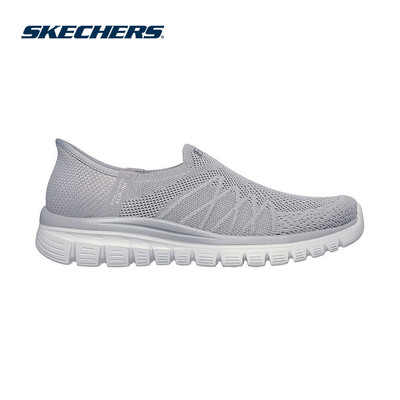 Giày Búp Bê Nữ Skechers Slip-ins Modern Comfort Graceful Mesh Move-100737-GRY Air-Cooled Memory Foam