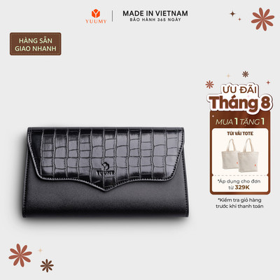 Ví Yuumy ( Thời trang nữ kiểu cầm tay dáng dài - Ví da Seasand YV87)