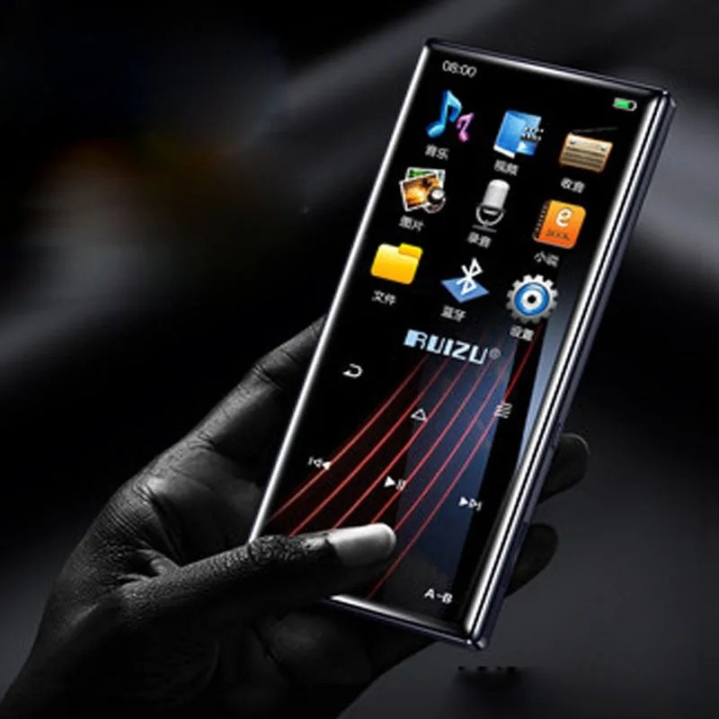 Bluetooth Music MP3 RUIZU D29 Máy nghe nhạc MP3 Âm thanh di động Máy nghe nhạc 8GB có loa tích hợp H