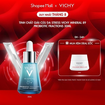 Tinh chất giải cứu làn da tức thì Vichy Mineral 89 Probiotic Fractions 30ml