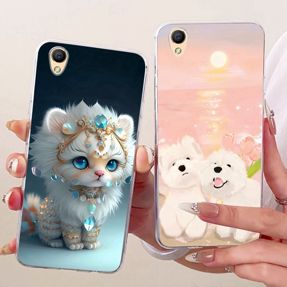 Dành Cho OPPO A37 A 37F A37fw A37m Ốp Lưng Mới Hoạt Hình Dễ Thương PatternTPU Vỏ Điện Thoại Silicon 