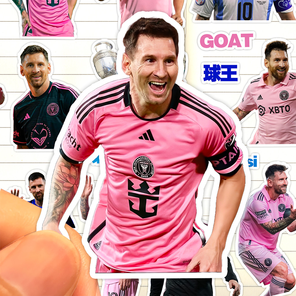 Leo Messi Sticker HD Cầu thủ bóng đá chống nước Lionel Messi Lionel Messi Bộ sưu tập cổ điển Miếng d