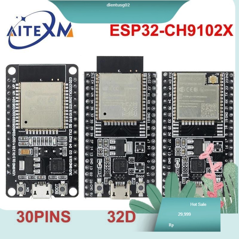 Bản Mạch Phát Triển CH9102X WIFI+ Bluetooth Mới ESP32