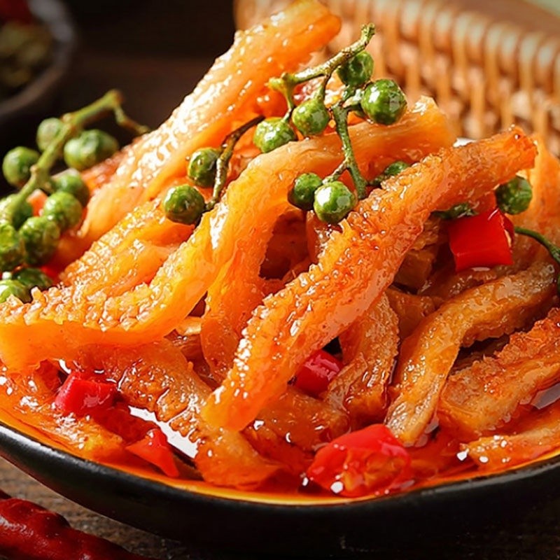 Bán chạy nhất Konjac Shuang Chay Lông Bụng Số lượng lớn Konjac Đồ ăn nhẹ giòn cay Dải cay chay Spree