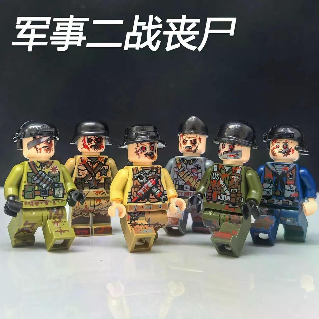 Sản phẩm mới Tương thích Lego Zombie Resident Evil Before Military SWAT Soldier Nhiễm trùng Đột biến