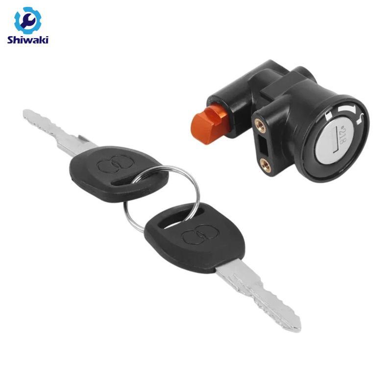 Khóa Chống Trộm Pin Khóa Cho Xe Đạp E Xe Đạp Điện Đen Cam
