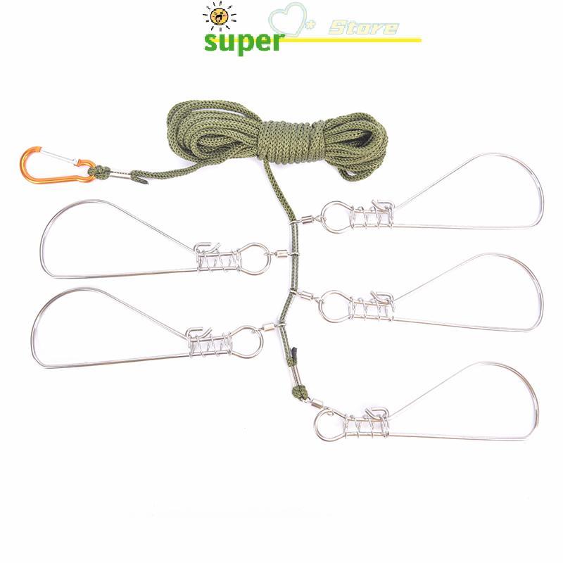 [MAKY] Fishing Lo Bule Fishing Fishing Snaps Chain Stringer With Float Live Fish Lo Belt VN