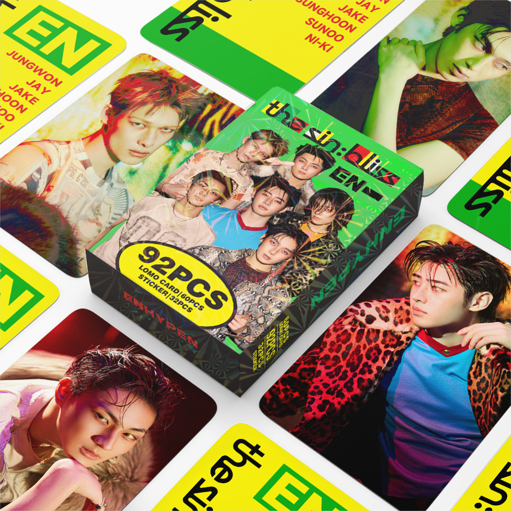 92 Sao Photocards ENHYPEN Album THE SIN BLISS Photocard Star Sticker LOMO