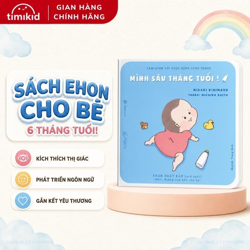 Sách Tengu 6 tháng tuổi - Sách Ehon Cho Bé