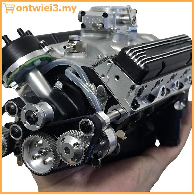 ONTWI Binray Cison V8 Bộ động cơ Gas Small-Blo Engine Model Kits Mini Build Your Own Stem Cison Runn