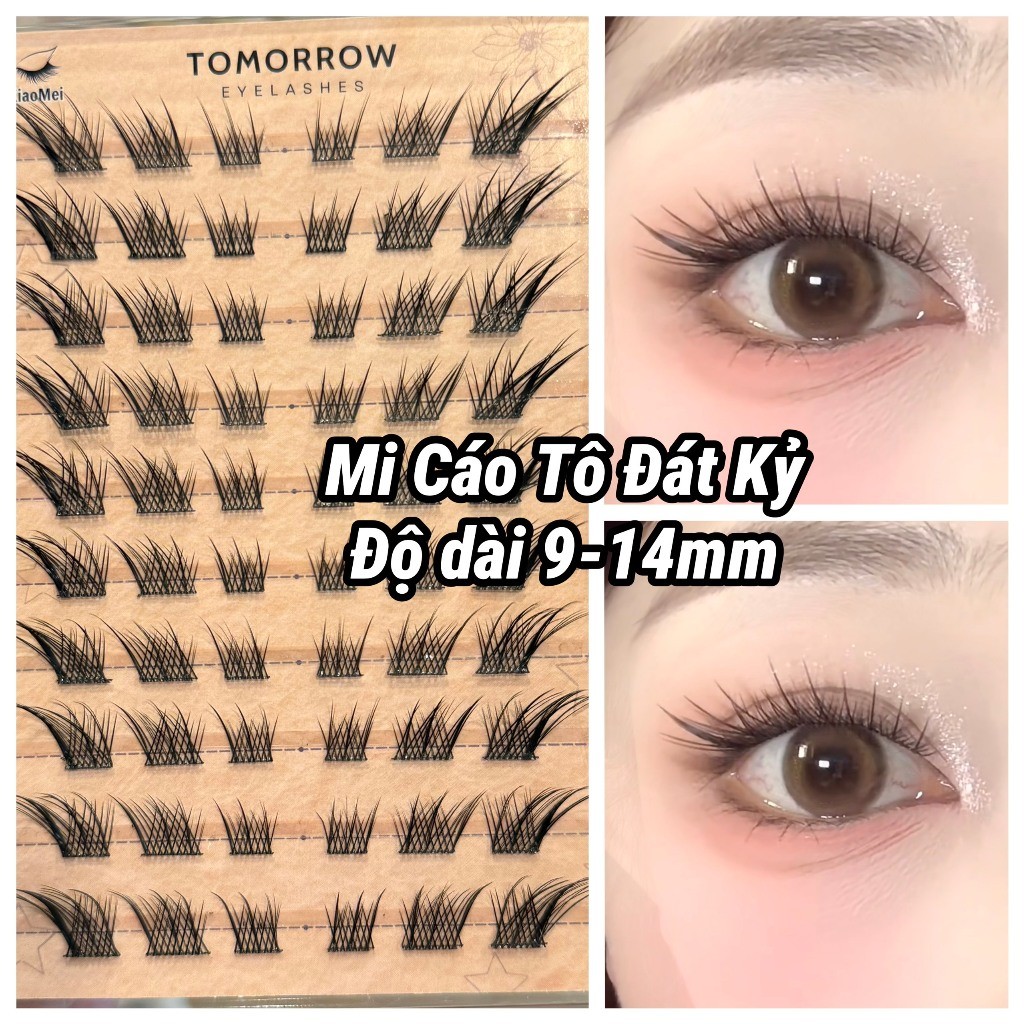 Mi Giả Tomorrow Mi Tô Đát Kỷ  Đuôi Mắt Cáo, Tự Nhiên, Độ Dài 9-16mm