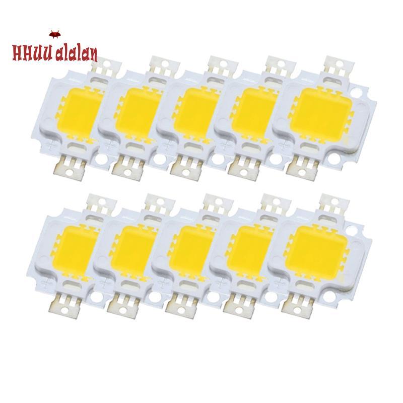 Bóng đèn LED Chip trắng / trắng ấm 10W 10 chiếc 10w cho đèn lũ Đèn công suất cao Trắng ấm