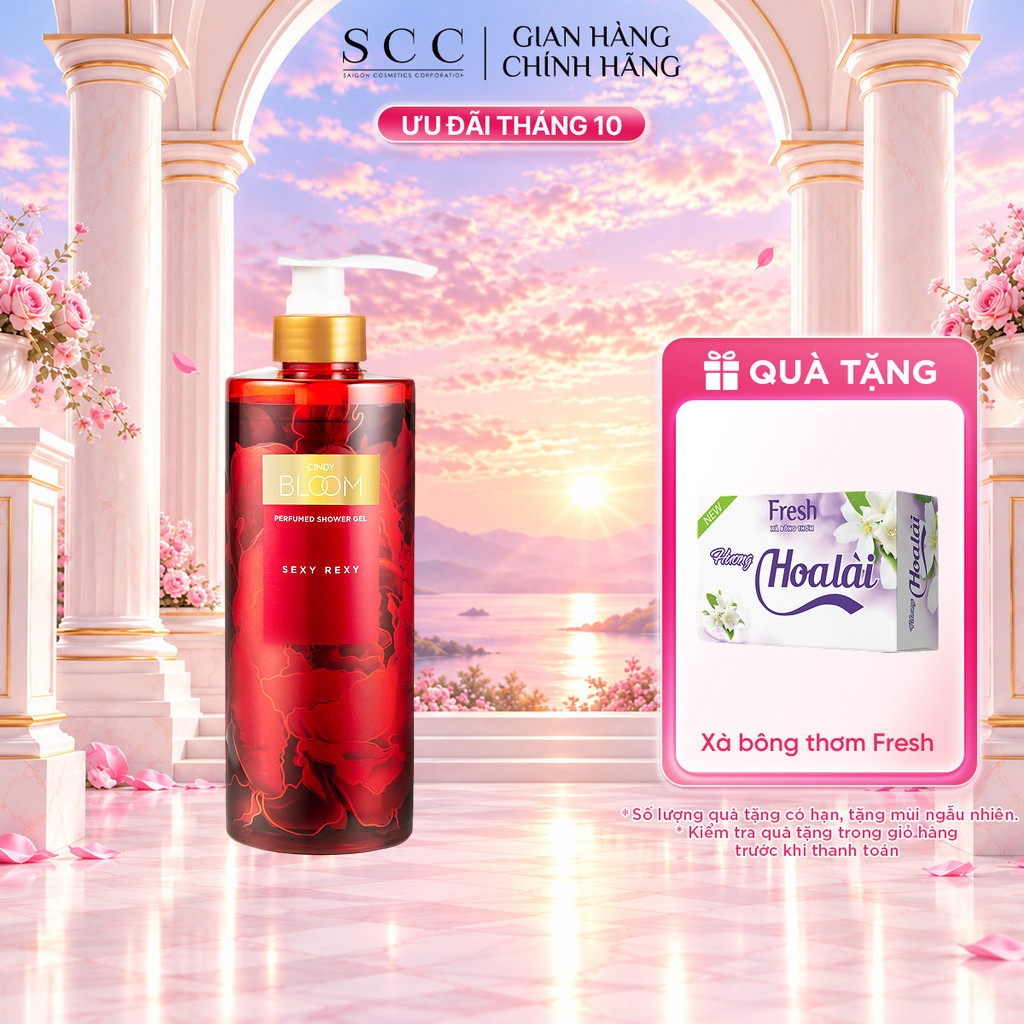 Sữa Tắm Nước Hoa CINDY BLOOM Sexy Rexy Hương Gợi Cảm Quyến Rũ 640g