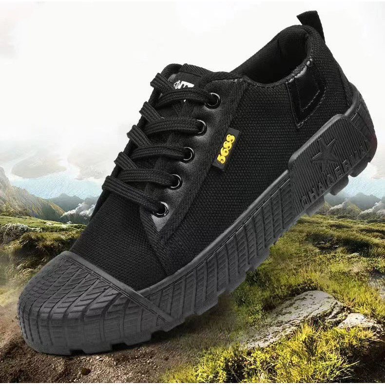 Giá sỉGiày lao động nam ủng bảo hộ lao động Đế cao su chống trượt thoáng khí cỡ 38-45