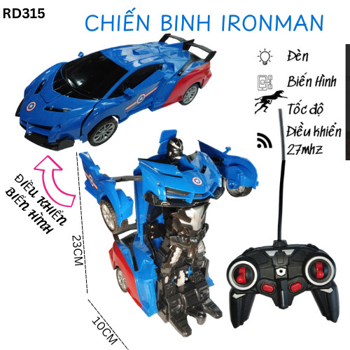 Xe ô tô biến hình Robot bộ Siêu Anh Hùng Avengers