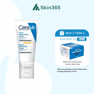  Sữa Chống Nắng Dưỡng Ẩm Phục Hồi CeraVe Facial Moisturising Lotion AM SPF50 52ml 