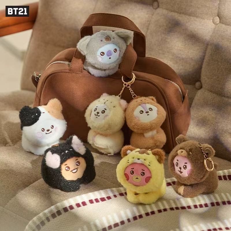 Búp bê ARMY BT21 Búp bê BTS BABY Zoo Búp bê sang trọng Búp bê ngồi KPOP Búp bê đan chéo