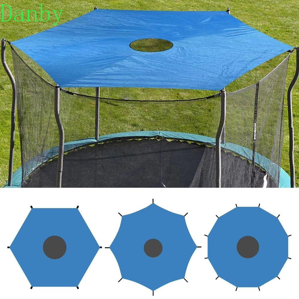Mái che nắng DANBY Trampoline, Vỏ che nắng tấm bạt lò xo bảo vệ tia cực tím 6 / 8 / 10ft, Thiết bị t