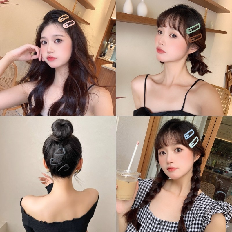 20 Cái / bộ Dopamine Kẹp Tóc Thời Trang Hàn Quốc Nữ Bên Nổ Kẹp Bb Kẹp Phụ Kiện Tóc