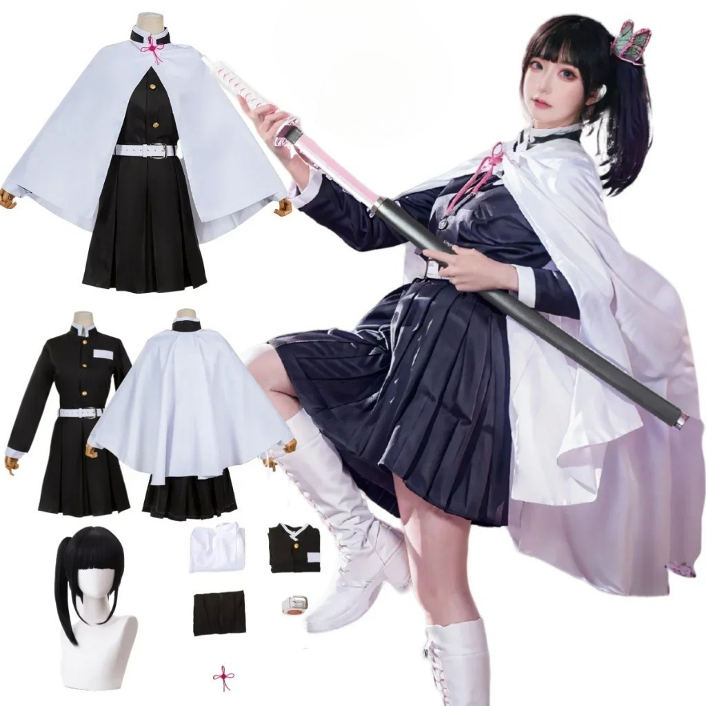 Trang phục cosplay Kanao Tsuyuri Kanawo, anime Demon Slayer, không phải phong cách Kimetsu No Yaiba,