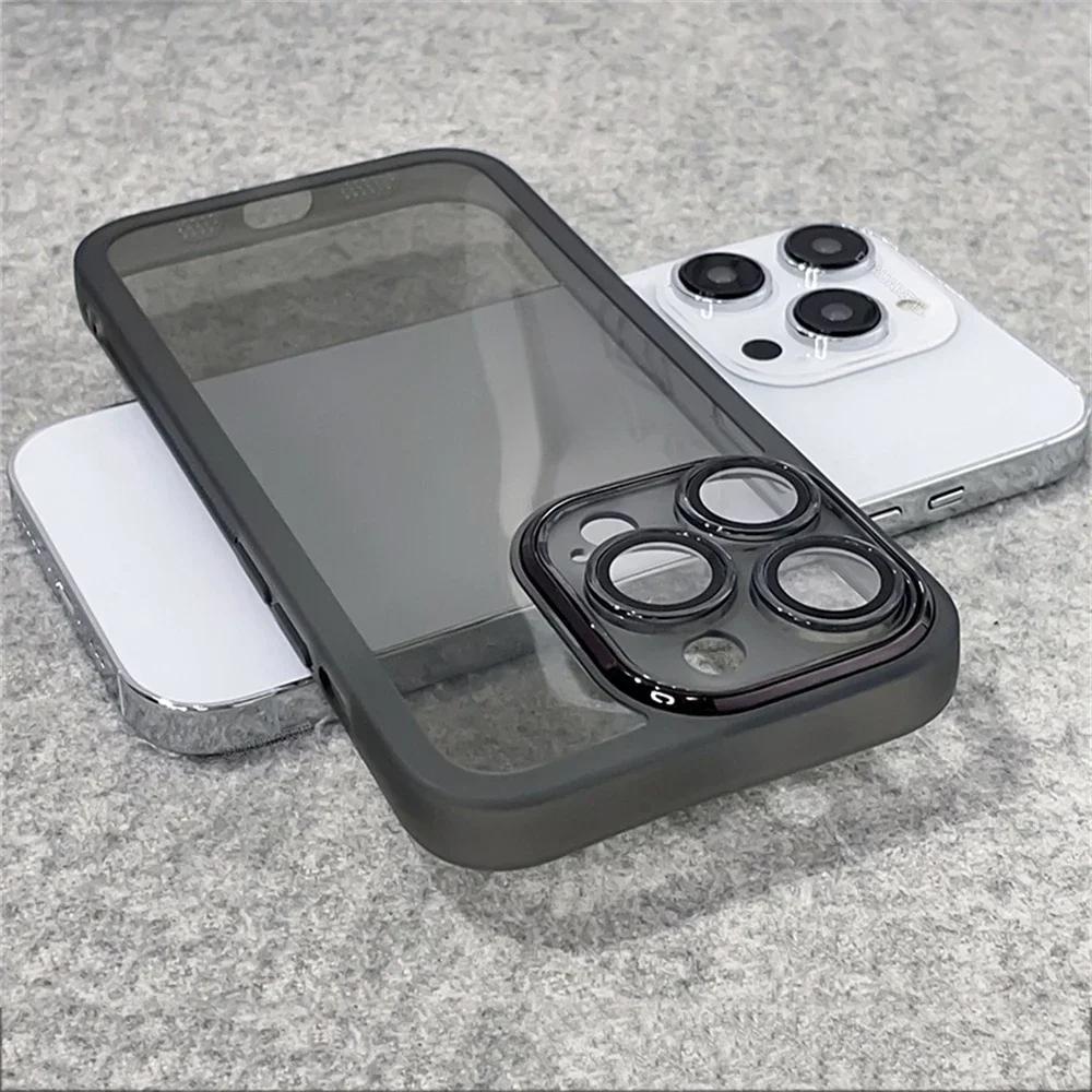 Ốp điện thoại trong suốt trong suốt, Thích hợp cho iPhone 16, 15, 14, Pro Max, 13 Pro Max, 14 Plus, 