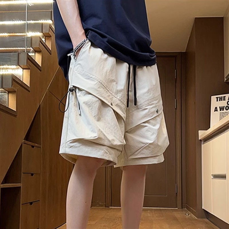 [J & N] Quần Short Nam Quần Short Nhiều Túi Quần Short Nam Cao Cấp Thể Thao Mỹ Crop Thường Ngày Giữa