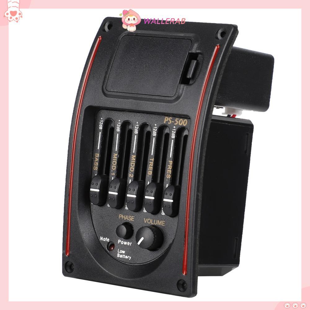 TƯỜNG ​Pickup đàn Guitar Acoustic, ​Kỹ thuật số điện​ EQ PS-500 ​Đàn Guitar Preamp EQ​, tiện lợi ​Dà