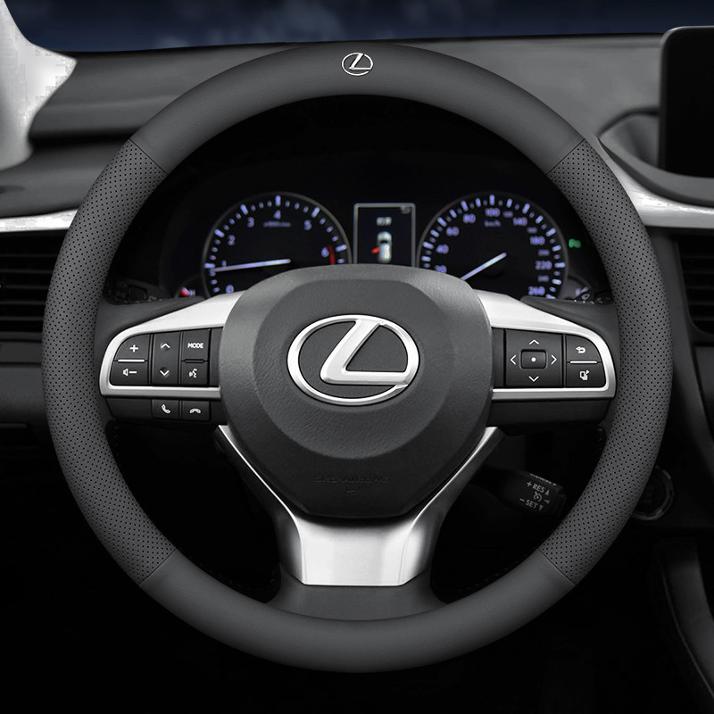 Lexus ES250 ES300 NX200 NX300 RX300 ux200 ls500 LC500 LX570 bọc vô lăng da bảo vệ vô lăng phụ kiện x