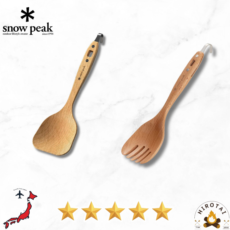 Snow Peak Server Spoon CS-218 & Snow Peak Server Fork CS-219