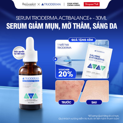Serum Giảm Mụn Trioderma ActiBalance+ - Giảm Mụn, Làm Dịu Da, Cân Bằng Độ Ẩm