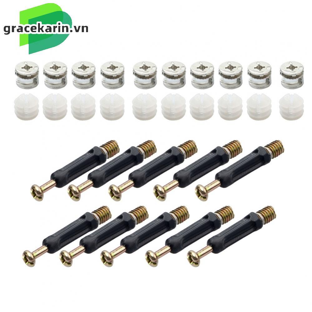 [GRCEKRIN-VN]Fastening Connector Pre-inserted Nut 3-in-1 Anti-rust Eccentric Galvanized