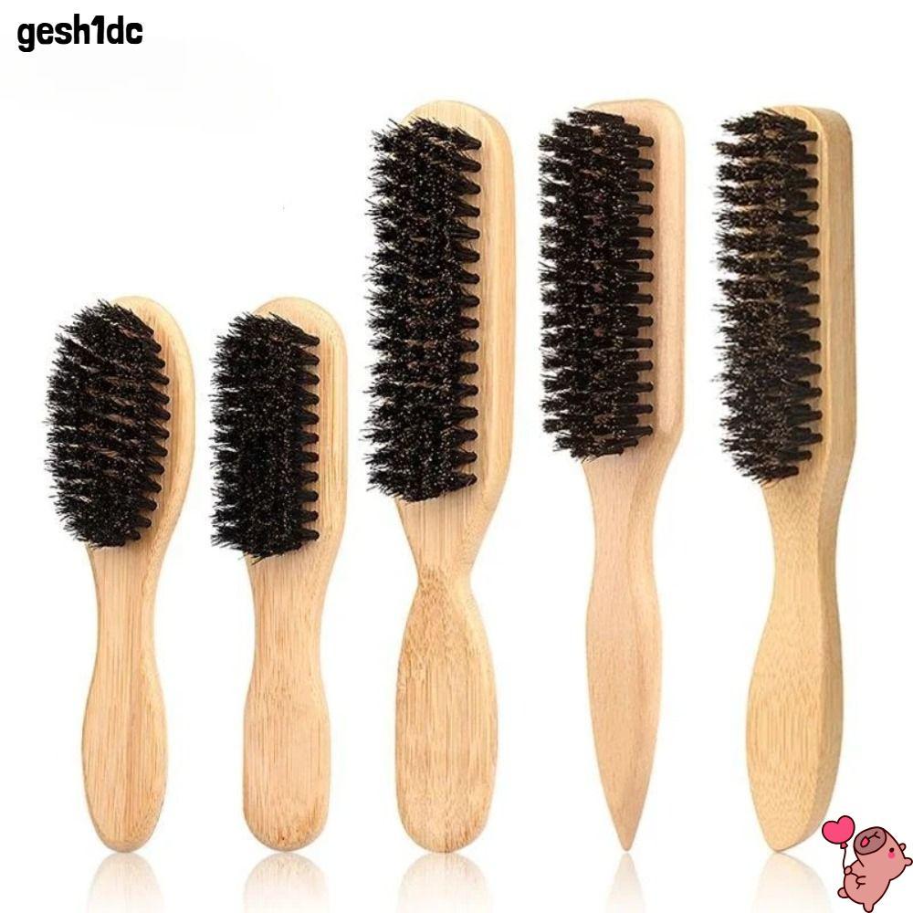 LOLLIPOP Slick Back Hair Brush, Wood Backcombing Design Boar Bristle Hair Brush, Chức năng trêu chọc