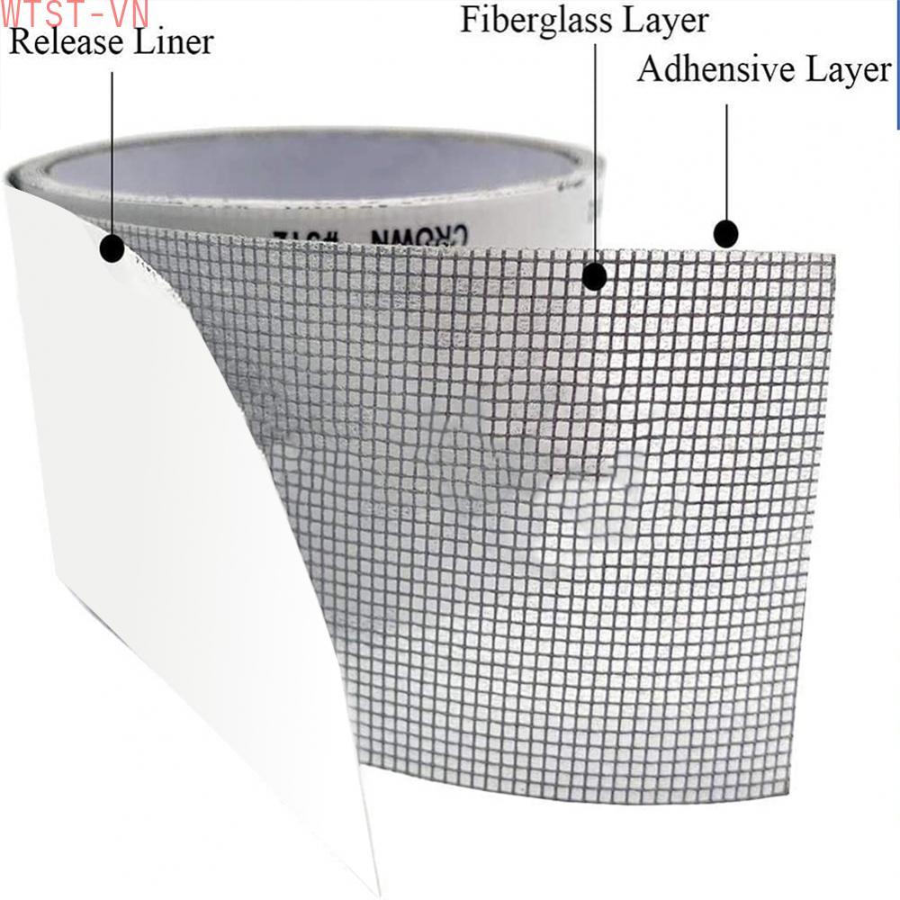 Fiberglass Mesh Screen Repair Tape for Holes and Tears Strong and Tear Resistant