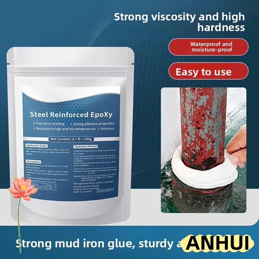 ANHUI Epoxy Putty Repair Kit, Sửa chữa rò rỉ ống chịu nhiệt Thép gia cố Epoxy Repair Putty, Sửa chữa