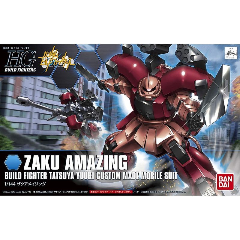 [Bandai] HGBF 002 1 / 144 Gundam Chuangzhan ZAKU Mô hình lắp ráp Zhagu màu đỏ tuyệt vời