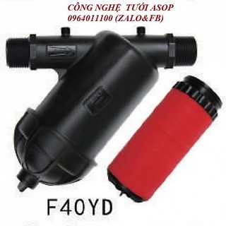 Lọc đĩa Y phi 60mm đen size trung