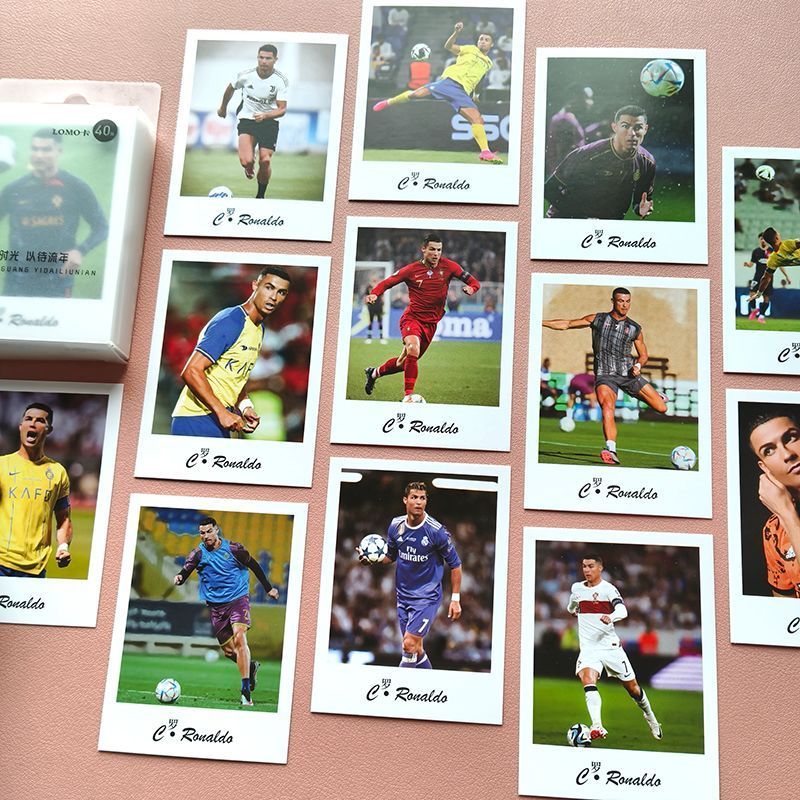 C LO LOMO CAROMO Christia Noronaldor CR7 World Cup Hàng hóa Thẻ ảnh Polaroid tự in