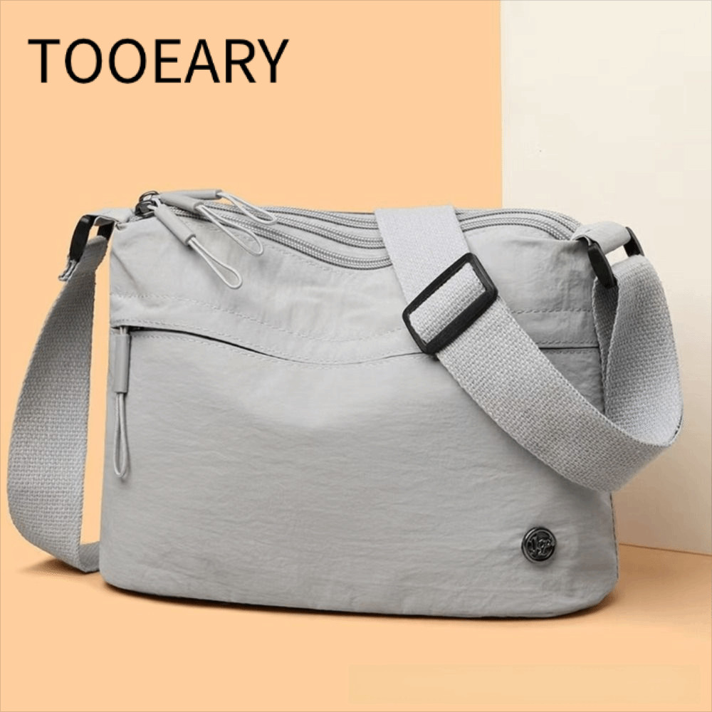 Túi đeo chéo TOOEARY, Túi đeo vai có dây kéo rộng có thể điều chỉnh, Túi xách nữ dung tích lớn bằng 