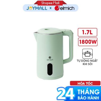 Ấm Đun Siêu Tốc Elmich KEE9140 1800W 1.7L, Hàng Chính Hãng, Sôi Nhanh 45s - JoyMall