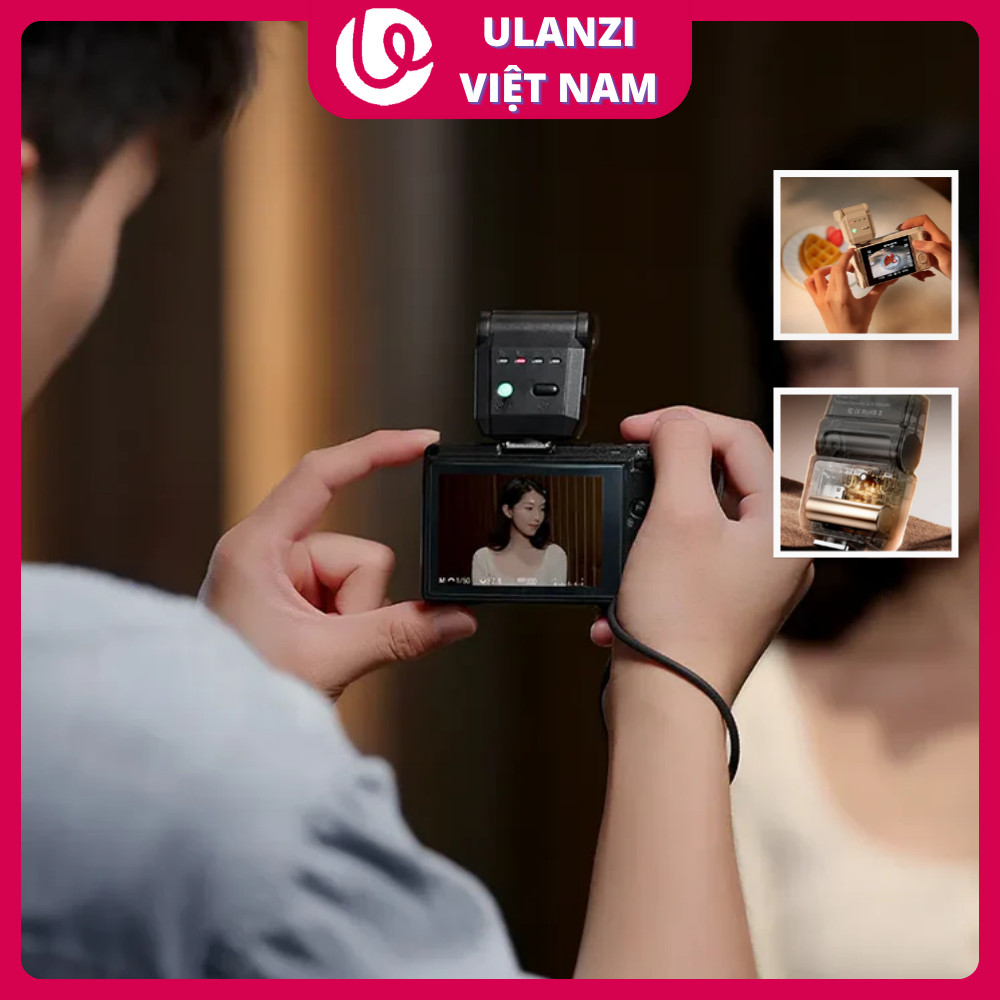 Đèn Flash Mini Ulanzi SL03 Spark Lite - Đèn Flash Cho Máy Ảnh | Pin 300mAh | Chính Hãng