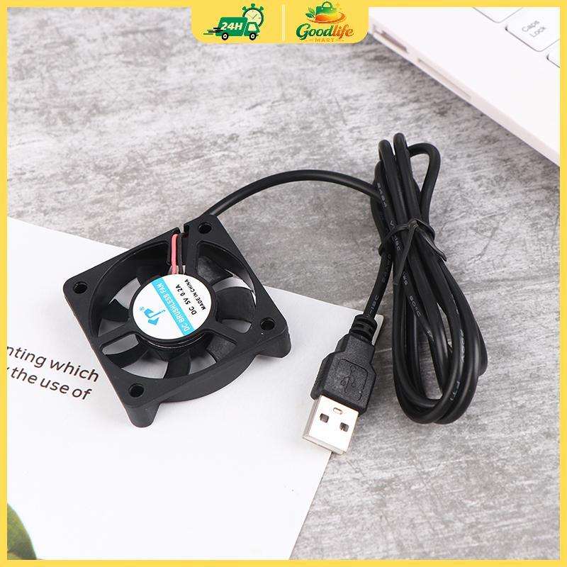 1PC Dc5010 Im Lặng Fan 5V Dầu USB Cáp Tạo Độ Ẩm Kết Nối PC Fan Cooler Tản Nhiệt Xả CPU Làm Mát Fan P