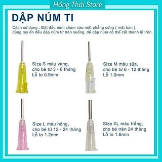 Dập Lỗ Núm Ti Cho Bé (Giá 1 Chiếc)