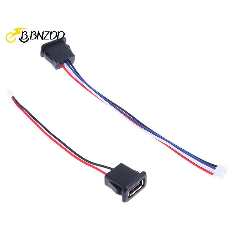 [BBNZDD] 1Pc 2Wire 4Wire USB 2.0 Nữ Power Ja USB2.0 Cổng Sạc Cổng Kết Nối Với Cáp PH 2.0 Thiết Bị Đầ