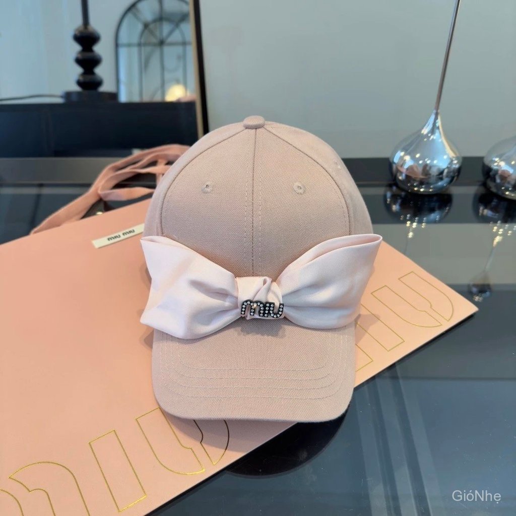 [Chất lượng hàng đầu] Hàng có sẵn Mũ che nắng miu Home Bow Cap