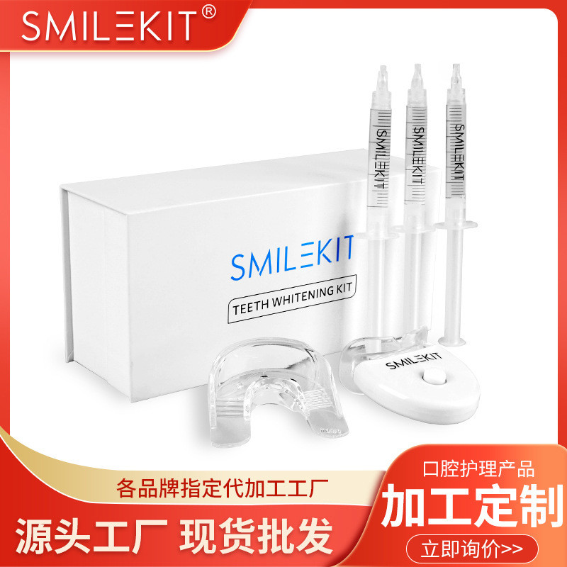 Bộ làm trắng răng lật OEM ODM Đèn xanh nhỏ