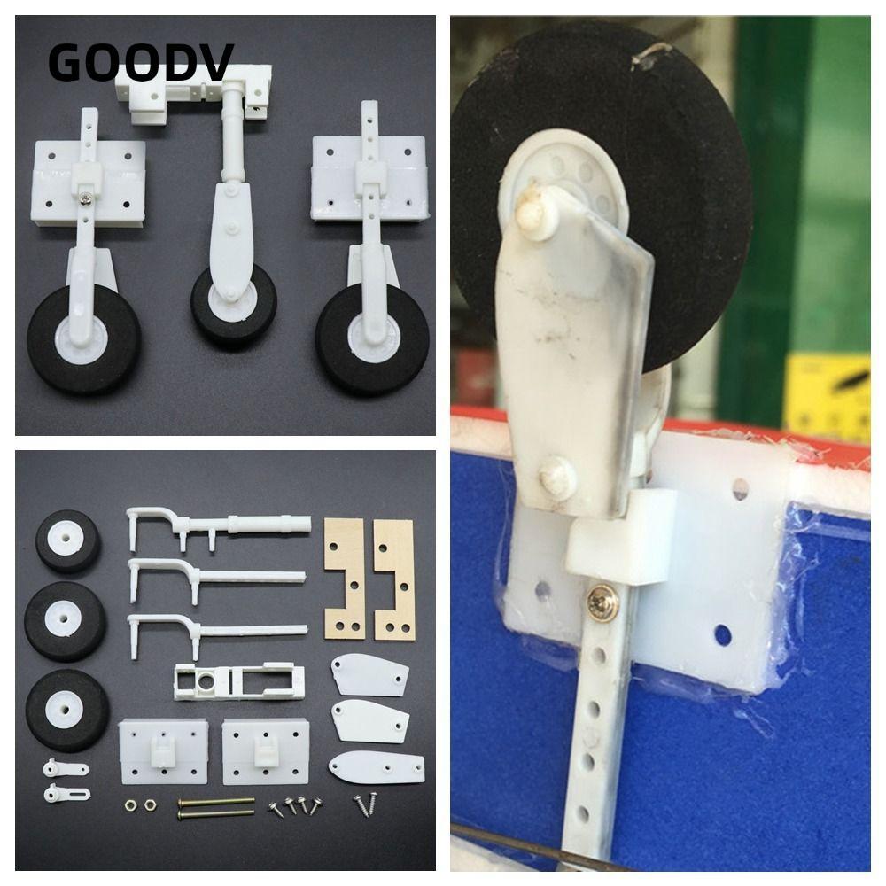 GOODV RC Plane Landing Gear, KT Board Trọng lượng nhẹ SU27 Bộ lắp ráp, Đồ chơi Quadcopter DIY Vô lăn