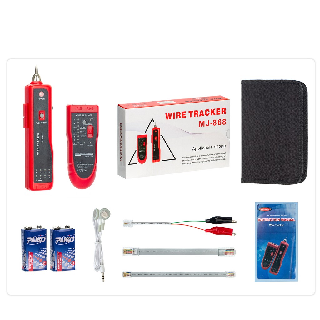 Mới JM-868 Network Line Finder Line Finder Line Finder Line Finder Line Finder Test Bán Buôn