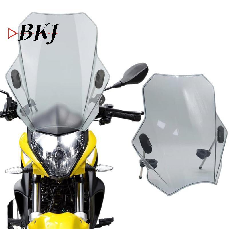 [KJ] Đa Năng Cho MT07 MT09 Vỏ Kính Chắn Gió Xe Máy Kính Chắn Gió Có Thể Điều Chỉnh Cho CBR600RR CB10