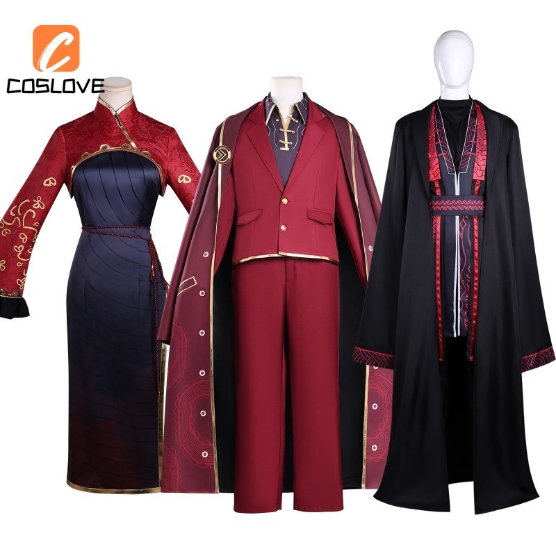 Anime Trò Chơi Limbus Công Ty Lei Heng Jia Qiu Cosplay Quần Áo Trọn Bộ Trang Phục Trang Phục Cho Ngư